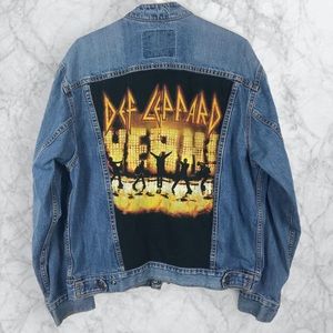 Rare // LF Vintage Def Leppard Jean Jacket